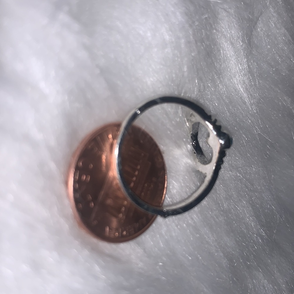 Two Silver Gem Rings Size 7 - Picture 5 of 6